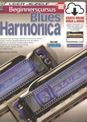 Gelling Beginnerscursus Blues Harmonica (Book with Audio online)