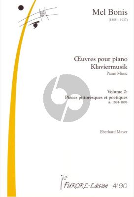 Piano Works Vol.2 Pieces Pittoresques et Poetiques A