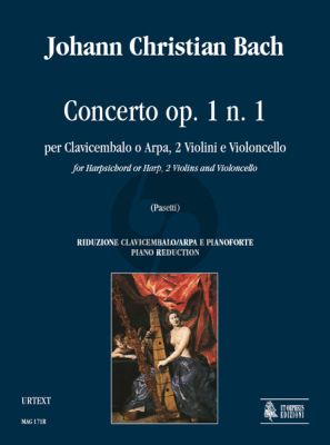 Bach 6 Concertos Op.1 No.1 Harpsichord[Harp)- 2 Violins-Violonc. (piano red.) (Pasetti)