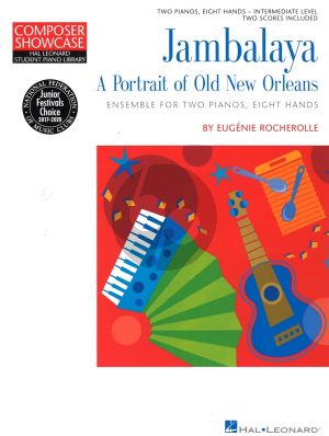 Rocherolle  Jambalaya A Portrait of Old New Orleans 2 Piano's 8 Hds (2 Copies included)