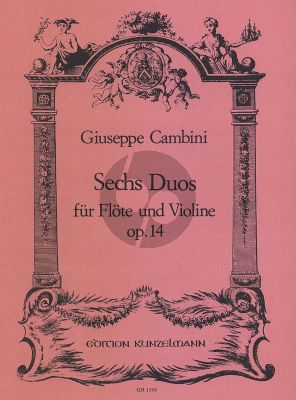 Cambini 6 Duos aus Op.14 Flöte und Violine (Stimmen)