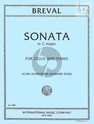 Breval Sonata C-major Violoncello-Piano (Schroeder-Rose) (IMC)