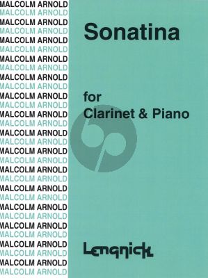 Arnold Sonatina Op.29 for Clarinet and Piano