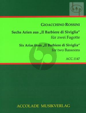 6 Arias from Il Barbiere di Siviglia 2 Bassoons