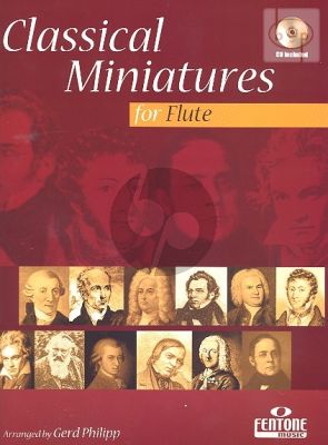 Classical Miniatures (Flute-Piano) (with Play-Along CD) (Bk-Cd)