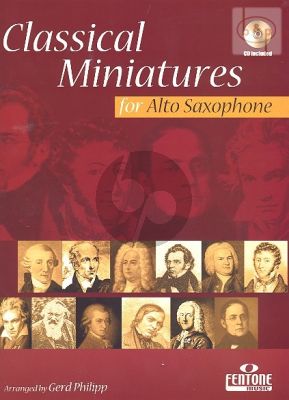 Classical Miniatures (Alto Sax.-Piano) (with Play-Along CD) (Bk-Cd)