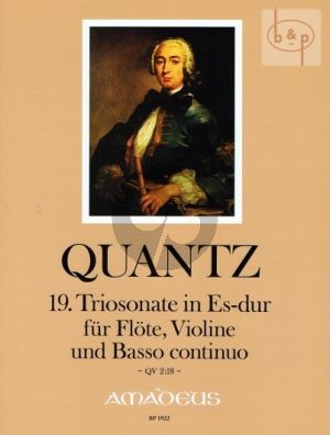Triosonate E-flat major QV 2:18 (Fl.-Vi.-Bc) (Augsbach-Kostujak)