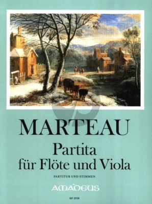 Marteau  Partita Op.42 No.2 for Flute and Viola Score and Parts (Edited by Bernhard Pauler)