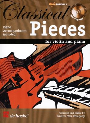 Classical Pieces for Violin and Piano (1.Pos.) (Book with Play-Along-Demo CD) (edited by G van Rompaey)