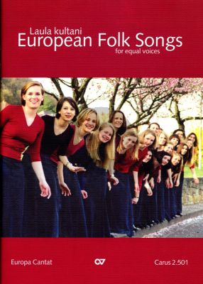 Album European Folk Songs for Equal Voices in the Original Language (SSAA)