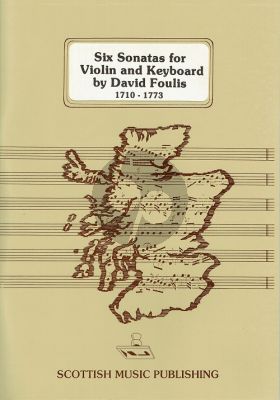 Foulis 6 Sonatas Violin-Bc (edited by Muriel Brown)