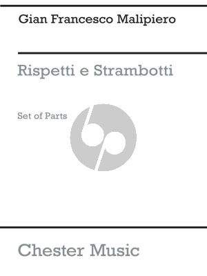 Malipiero Rispetti e Strambotti for String Quartet (Parts)