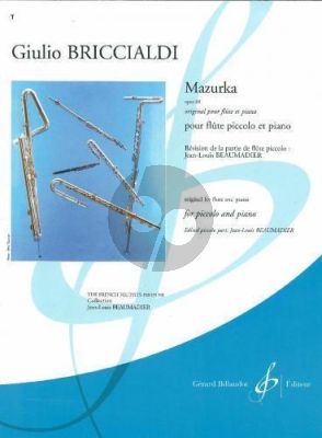 Briccialdi Mazurka Op.88 (orig. Flute-Piano) (Beaumadier) (interm. grade 6)