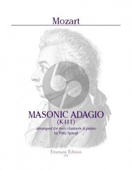 Mozart Masonic Rondo KV 411 2 Clarinets with Piano) (arr. Fritz Spiegl) (grade 5)