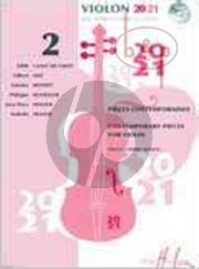 Violon 20 - 21 Vol.2 (Contemporary Pieces) (1 and 2 Violins and Violine-Piano)