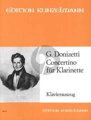 Donizetti Concertino Clarinet-Orchestra (Piano Reduction) (This is only the Second Part = Allegretto of the Concerto)