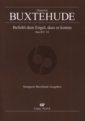 Buxtehude Befiehl dem Engel, dass er komm BuxWV 10 (SATB- 2 Vi.-Violone-Bc) Fullscore (edited Th.Schlage)