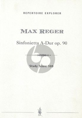 Reger Sinfonietta Op.90 Orchester Studienpart.