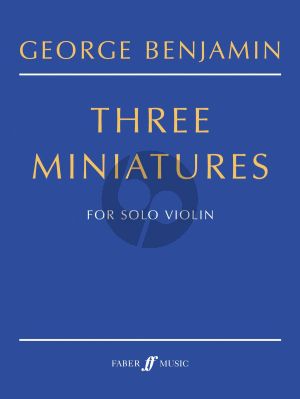 Benjamin 3 Miniatures for Violin solo