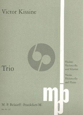 Kissine Trio Violine-Violoncello und Klavier (Part./Stimmen)