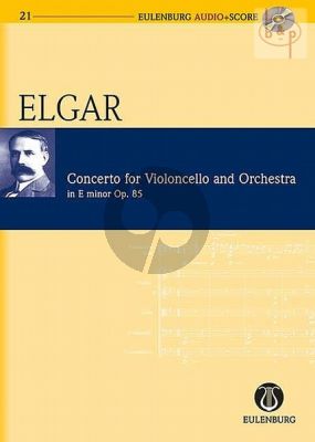 Elgar Concerto Op.85 e-minor Violoncello-Orchestra (Study Score with Audio CD) (Eulenburg)