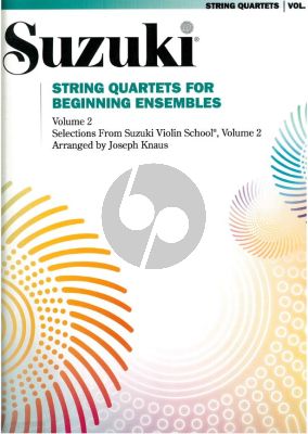 Suzuki String Quartets for Beginning Ensembles