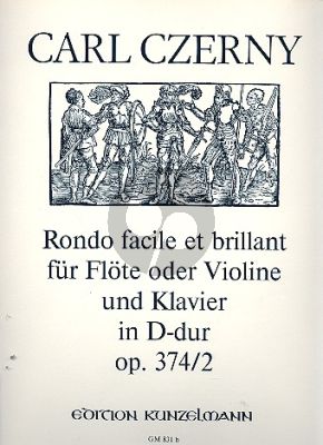 Czerny Rondo Facile et Brillant Op.374 No.2 Flöte (oder Violine)-Klavier (Dieter H. Förster)