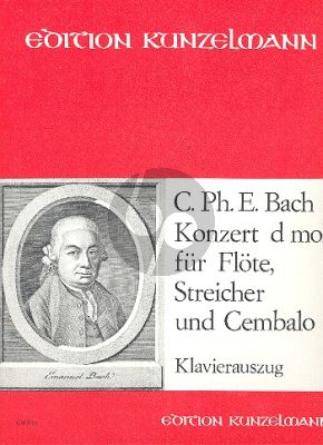 Bach Konzert d-moll Flöte-Streicher-Bc (KA) (Janos Malina)