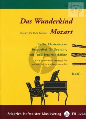 Das Wunderkind Mozart (arr. of early piano works) (3 Recorders)