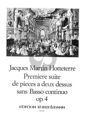 Hotteterre Premier Suite de Pieces Op. 4 2 Flutes (Paul M. Douglas)