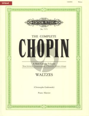 Chopin Waltzes for Piano (New Critical Edition edited by Christophe Grabowski) (Peters-Urtext)