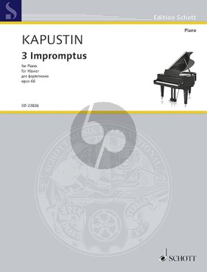 Kapustin 3 Impromptus Op.66 Piano solo