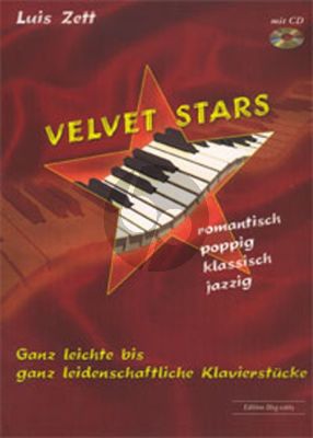 Zett Velvet Stars Klavier Buch-CD