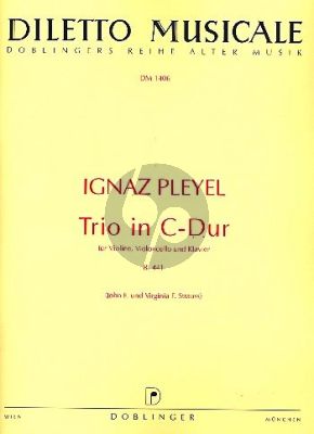 Pleyel Trio C-major B.441 Vi.-Vc.-Piano (Score/Parts)