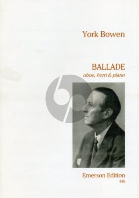 Bowen Ballade Op.133 Oboe-Horn[F]-Piano (Score/Parts)