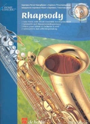 Rhapsody (Sopr.[Tenor])Sax.-Band) (piano red.) (Book with Play-Along Demo CD)