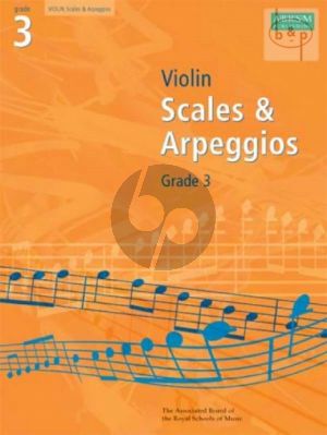Scales & Arpeggios Violin 2016 - 2019 Grade 3