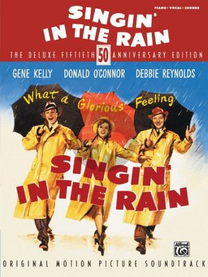 Brown Singin' in the Rain Piano-Vocal-Guitar (Deluxe 50th. Anniversary Edition)