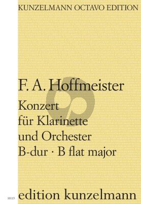 Hoffmeister Konzert B-dur Klarinette und Orchester (Partitur) (Gyorgy Balassa)