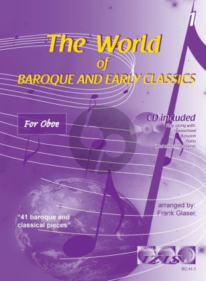 The World of Baroque and Early Classics Vol.1 for Oboe (Bk-Cd) (arr. Frank Glaser)