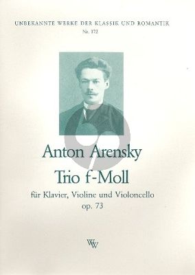 ArenskyTrio f-moll Op.73 Violin-Violoncello-Piano