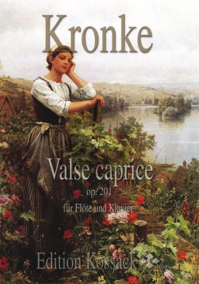 Kronke Valse Caprice Op. 201 Flute and Piano (grade 5)