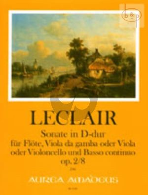 Sonata D-major Op.2 No.8 (Flute-Viola da Gamba [Viola/Vc.]-Bc