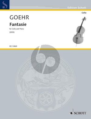 Goehr Fantasie Violoncello-Klavier