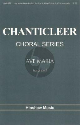 Biebl Ave Maria for SATB or Trio/SATB