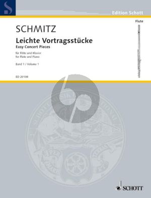 Easy Concert Pieces Vol. 1 Flute and Piano (edited by G.J.Schmitz) (easy to interm. level)