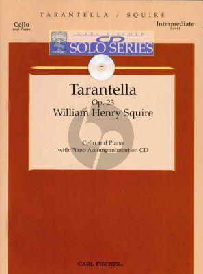 Squire Tarantella Op.23 (Violoncello-Piano) (Book with Play-Along CD)
