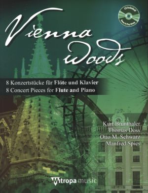 Vienna Woods Flute and Piano (8 Concert Pieces) (Bk-Cd) (grade 2 - 3) (CD with demo/play-long recordings)