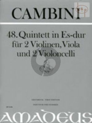 Quintet No.48 E-flat major (Score/Parts)