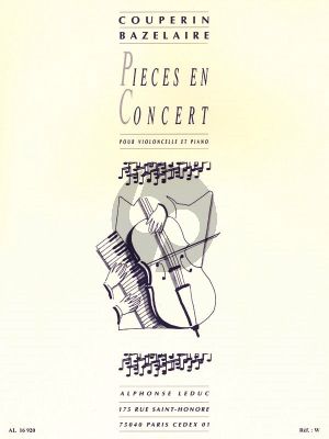 Couperin Pieces en Concert Violoncello-Piano (Paul Bazelaire)